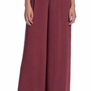 BCBGMaxAzria Wide-Leg Palazzo Pants in Mauve